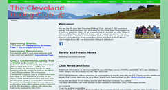 Desktop Screenshot of clevelandhikingclub.org